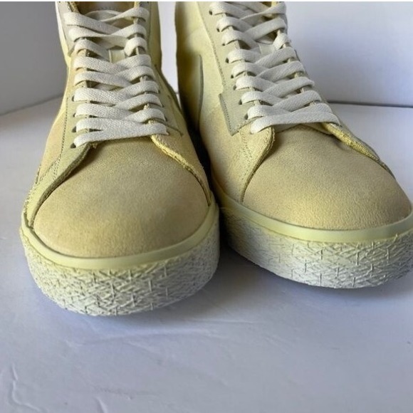 Nike SB Zoom Blazer Mid Men's 11.5 DR9087-700 Lemon Wash Yellow Skate Shoes - Picture 5 of 12